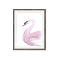 Picture of Pink Swan _GroupedProduct_Rectangle_Portrait_Mini_ _GroupedProduct_Rectangle_Portrait_Framed_Matted_