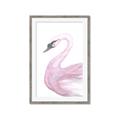 Picture of Pink Swan _GroupedProduct_Rectangle_Portrait_Mini_ _GroupedProduct_Rectangle_Portrait_Framed_Matted_