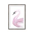 Picture of Pink Swan _GroupedProduct_Rectangle_Portrait_Mini_ _GroupedProduct_Rectangle_Portrait_Framed_Matted_