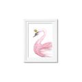 Picture of Pink Swan Queen  _GroupedProduct_Rectangle_Portrait_Mini_ _GroupedProduct_Rectangle_Portrait_Framed_Matted_