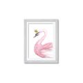 Picture of Pink Swan Queen  _GroupedProduct_Rectangle_Portrait_Mini_ _GroupedProduct_Rectangle_Portrait_Framed_Matted_