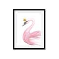 Picture of Pink Swan Queen  _GroupedProduct_Rectangle_Portrait_Mini_ _GroupedProduct_Rectangle_Portrait_Framed_Matted_