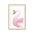 Picture of Pink Swan Queen  _GroupedProduct_Rectangle_Portrait_Mini_ _GroupedProduct_Rectangle_Portrait_Framed_Matted_