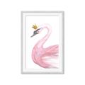 Picture of Pink Swan Queen  _GroupedProduct_Rectangle_Portrait_Mini_ _GroupedProduct_Rectangle_Portrait_Framed_Matted_