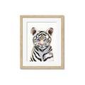 Picture of Tiger Babe _GroupedProduct_Rectangle_Portrait_Mini_ _GroupedProduct_Rectangle_Portrait_Framed_Matted_