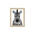 Picture of Zebra Babe _GroupedProduct_Rectangle_Portrait_Mini_ _GroupedProduct_Rectangle_Portrait_Framed_Matted_
