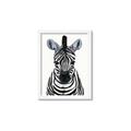 Picture of Zebra Babe _GroupedProduct_Rectangle_Portrait_Mini_ _GroupedProduct_Rectangle_Portrait_Framed_Matted_