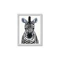 Picture of Zebra Babe _GroupedProduct_Rectangle_Portrait_Mini_ _GroupedProduct_Rectangle_Portrait_Framed_Matted_