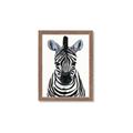 Picture of Zebra Babe _GroupedProduct_Rectangle_Portrait_Mini_ _GroupedProduct_Rectangle_Portrait_Framed_Matted_