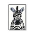 Picture of Zebra Babe _GroupedProduct_Rectangle_Portrait_Mini_ _GroupedProduct_Rectangle_Portrait_Framed_Matted_