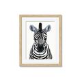 Picture of Zebra Babe _GroupedProduct_Rectangle_Portrait_Mini_ _GroupedProduct_Rectangle_Portrait_Framed_Matted_