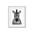 Picture of Zebra Babe _GroupedProduct_Rectangle_Portrait_Mini_ _GroupedProduct_Rectangle_Portrait_Framed_Matted_