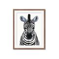 Picture of Zebra Babe _GroupedProduct_Rectangle_Portrait_Mini_ _GroupedProduct_Rectangle_Portrait_Framed_Matted_