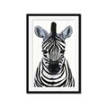 Picture of Zebra Babe _GroupedProduct_Rectangle_Portrait_Mini_ _GroupedProduct_Rectangle_Portrait_Framed_Matted_