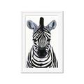 Picture of Zebra Babe _GroupedProduct_Rectangle_Portrait_Mini_ _GroupedProduct_Rectangle_Portrait_Framed_Matted_
