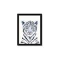 Picture of White Tiger Babe _GroupedProduct_Rectangle_Portrait_Mini_ _GroupedProduct_Rectangle_Portrait_Framed_Matted_