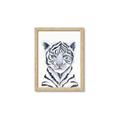 Picture of White Tiger Babe _GroupedProduct_Rectangle_Portrait_Mini_ _GroupedProduct_Rectangle_Portrait_Framed_Matted_