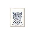 Picture of White Tiger Babe _GroupedProduct_Rectangle_Portrait_Mini_ _GroupedProduct_Rectangle_Portrait_Framed_Matted_