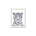 Picture of White Tiger Babe _GroupedProduct_Rectangle_Portrait_Mini_ _GroupedProduct_Rectangle_Portrait_Framed_Matted_