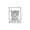 Picture of White Tiger Babe _GroupedProduct_Rectangle_Portrait_Mini_ _GroupedProduct_Rectangle_Portrait_Framed_Matted_