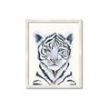 Picture of White Tiger Babe _GroupedProduct_Rectangle_Portrait_Mini_ _GroupedProduct_Rectangle_Portrait_Framed_Matted_