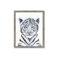 Picture of White Tiger Babe _GroupedProduct_Rectangle_Portrait_Mini_ _GroupedProduct_Rectangle_Portrait_Framed_Matted_