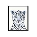 Picture of White Tiger Babe _GroupedProduct_Rectangle_Portrait_Mini_ _GroupedProduct_Rectangle_Portrait_Framed_Matted_