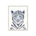 Picture of White Tiger Babe _GroupedProduct_Rectangle_Portrait_Mini_ _GroupedProduct_Rectangle_Portrait_Framed_Matted_