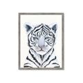 Picture of White Tiger Babe _GroupedProduct_Rectangle_Portrait_Mini_ _GroupedProduct_Rectangle_Portrait_Framed_Matted_