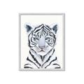 Picture of White Tiger Babe _GroupedProduct_Rectangle_Portrait_Mini_ _GroupedProduct_Rectangle_Portrait_Framed_Matted_