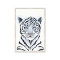 Picture of White Tiger Babe _GroupedProduct_Rectangle_Portrait_Mini_ _GroupedProduct_Rectangle_Portrait_Framed_Matted_