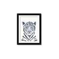 Picture of White Tiger Babe _GroupedProduct_Rectangle_Portrait_Mini_ _GroupedProduct_Rectangle_Portrait_Framed_Matted_