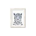 Picture of White Tiger Babe _GroupedProduct_Rectangle_Portrait_Mini_ _GroupedProduct_Rectangle_Portrait_Framed_Matted_