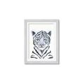 Picture of White Tiger Babe _GroupedProduct_Rectangle_Portrait_Mini_ _GroupedProduct_Rectangle_Portrait_Framed_Matted_