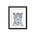 Picture of White Tiger Babe _GroupedProduct_Rectangle_Portrait_Mini_ _GroupedProduct_Rectangle_Portrait_Framed_Matted_