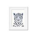 Picture of White Tiger Babe _GroupedProduct_Rectangle_Portrait_Mini_ _GroupedProduct_Rectangle_Portrait_Framed_Matted_