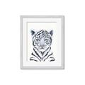 Picture of White Tiger Babe _GroupedProduct_Rectangle_Portrait_Mini_ _GroupedProduct_Rectangle_Portrait_Framed_Matted_