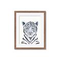 Picture of White Tiger Babe _GroupedProduct_Rectangle_Portrait_Mini_ _GroupedProduct_Rectangle_Portrait_Framed_Matted_