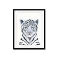 Picture of White Tiger Babe _GroupedProduct_Rectangle_Portrait_Mini_ _GroupedProduct_Rectangle_Portrait_Framed_Matted_