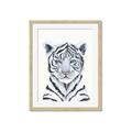 Picture of White Tiger Babe _GroupedProduct_Rectangle_Portrait_Mini_ _GroupedProduct_Rectangle_Portrait_Framed_Matted_
