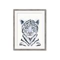 Picture of White Tiger Babe _GroupedProduct_Rectangle_Portrait_Mini_ _GroupedProduct_Rectangle_Portrait_Framed_Matted_