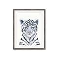 Picture of White Tiger Babe _GroupedProduct_Rectangle_Portrait_Mini_ _GroupedProduct_Rectangle_Portrait_Framed_Matted_