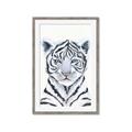 Picture of White Tiger Babe _GroupedProduct_Rectangle_Portrait_Mini_ _GroupedProduct_Rectangle_Portrait_Framed_Matted_