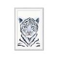 Picture of White Tiger Babe _GroupedProduct_Rectangle_Portrait_Mini_ _GroupedProduct_Rectangle_Portrait_Framed_Matted_