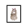 Picture of Bunny Bow _GroupedProduct_Rectangle_Portrait_Mini_ _GroupedProduct_Rectangle_Portrait_Framed_Matted_