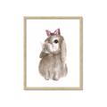 Picture of Bunny Bow _GroupedProduct_Rectangle_Portrait_Mini_ _GroupedProduct_Rectangle_Portrait_Framed_Matted_