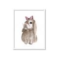 Picture of Bunny Bow _GroupedProduct_Rectangle_Portrait_Mini_ _GroupedProduct_Rectangle_Portrait_Framed_Matted_
