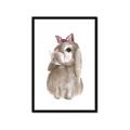 Picture of Bunny Bow _GroupedProduct_Rectangle_Portrait_Mini_ _GroupedProduct_Rectangle_Portrait_Framed_Matted_