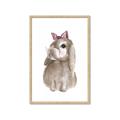 Picture of Bunny Bow _GroupedProduct_Rectangle_Portrait_Mini_ _GroupedProduct_Rectangle_Portrait_Framed_Matted_