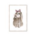 Picture of Bunny Bow _GroupedProduct_Rectangle_Portrait_Mini_ _GroupedProduct_Rectangle_Portrait_Framed_Matted_